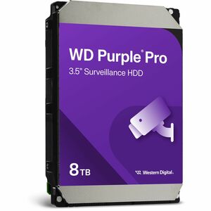WD Purple Pro WD8002PURP 8 TB Hard Drive - 3.5" Internal - SATA (SATA/600) - Video Surveillance System, Digital Video Reco