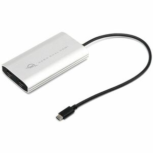 OWC USB-C Dual HDMI 4K Display Adapter with DisplayLink - 1 x USB Type C - Female - 2 x HDMI 2.0 Digital Audio/Video - Fem