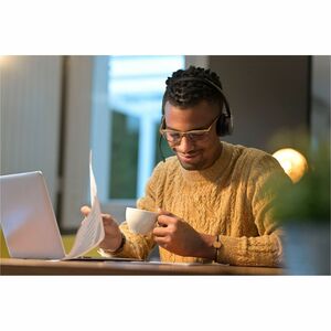 Yealink BH70 Wireless Over-the-head Stereo Headset - Black - Microsoft Teams Certification - Binaural - Supra-aural - 5000