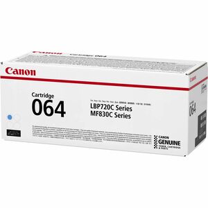 Canon 064 Original Laser Toner Cartridge - Cyan - 1 Pack - 5000 Pages