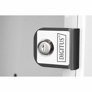 Digitus SOHO PRO 6U Wandmontierbar Geschlossener Schrank Rackschrank für Networking254 mm Rack Depth - Hellgrau - Plastik,