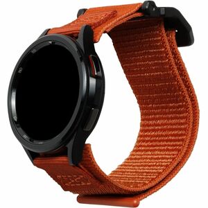Urban Armor Gear Active Adjustable Smartwatch Band - Medium (M)/Large (L) - Hook & Loop Attachment - Rust, Orange - Stainl