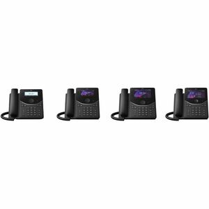 Cisco 9841 IP Phone - Corded - Corded - Desktop, Wall Mountable - Carbon Black - 4 x Total Line - VoIP - 8.9 cm (3.5") LCD