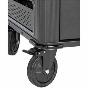 V7 CHGCT30USBCPD-2E Charging Cart - Push Handle Handle - 4 Casters - 127 mm Caster Size - High-grade Cold Rolled Steel, St