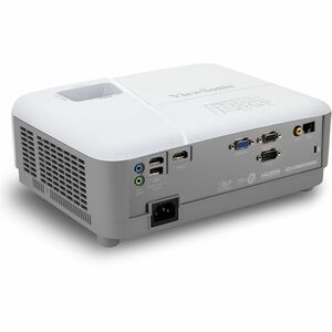ViewSonic PA504W DLP Projector - 16:10 - Wall Mountable, Ceiling Mountable - White - 1280 x 800 - Front, Ceiling - 1080p -
