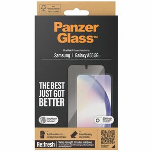 PanzerGlass Glass Screen Protector for Samsung Galaxy A55 5G - Transparent - For Widescreen Super AMOLED Smartphone - Bump