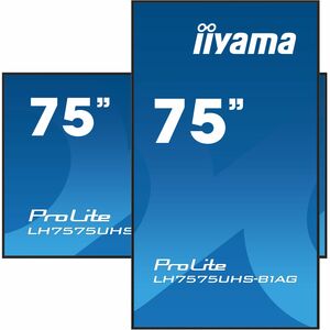 iiyama ProLite LH7575UHS-B1AG 1905 mm LCD Digital-Signage-Display - 24 Stunden/7 Tage Betrieb - IPS-Technologie (In-Plane-