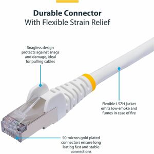 Cavo Rete StarTech.com - 1 m Categoria 8 - 1 - Cable for Dispositivo di rete, Switch, NAS, Dispositivo PoE, PoE Switch, Pu
