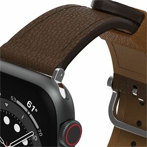 OtterBox Adjustable Smartwatch Band - Buckle Attachment - Rich Adobe - Cactus Leather, Polyurethane