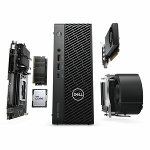 Dell Precision 3000 3280 Workstation - Core i7 14th Gen i7-14700 - vPro Technology - 32 GB - 512 GB SSD - Compact - Black 