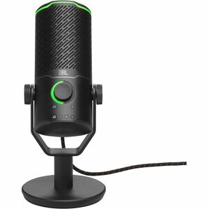 JBL Quantum Stream Condenser, Dynamic Microphone for Recording, Live Streaming, Gaming, Studio - Black - Stereo - 50 Hz to