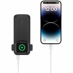 Belkin Power Bank - Black - For Apple Watch, Apple Watch SE, Apple Watch Series 8, Apple Watch Ultra, AirPods Pro, iPhone 