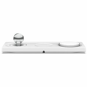 Belkin BOOSTCHARGEÃ¢â#¬Â¯PRO MagSafe 3-in-1 Wireless Charging Pad with 3-UK Pin Power Supply Unit - White