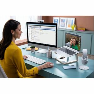 Logitech Signature Slim K950 键盘 - 无线 连接 - A 型 USB 接口 - 英文 - 珍珠白 - 蓝牙 - 5.1 - 10 m - 开始, 静音, 屏幕截图, 首页, 音量控制 热键 - Windows 10