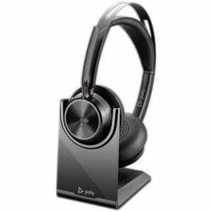 Poly Voyager Focus 2 Wired/Wireless Over-the-head, On-ear Stereo Headset - Black - Microsoft Teams Certification - Google 