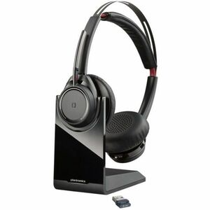 Cuffie Poly Voyager Focus UC B825 Con cavo/wireless Over-the-head, On-ear Stereo - Binaural - Ear-cup - 3000 cm - Bluetoot