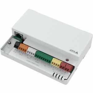 AXIS A9210 Network I/O Relay Module for Module, Relay - Emergency, Gate - Steel - White