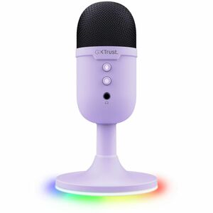Mikrofon für Innen, Spiele, Live-Streaming, Podcasting Trust GXT 234W - Kabelgebunden - Kondensator - Lila - Kardioide - 1