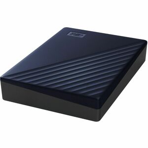 WD My Passport for Mac WDBK6C0060BBL-WESN 6 TB Portable Hard Drive - External - Blue - USB 3.2 (Gen 1) Micro-B - 256-bit A