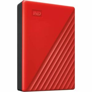 WD My Passport Tragbar Festplatte - Extern - 6 TB - Rot - USB 2.0 - 256-bit AES Verschlüsselungsstandard