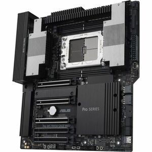 AMD TR5 CEB workstation motherboard, CPU and memory overclocking ready, robust 36 power-stage design, PCIe 5.0 x 16, PCIe 