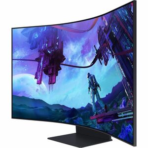 Samsung Odyssey Ark S55CG970NU 55 Zoll Klasse 4K UHD Gekrümmter Bildschirm Smart Gaming Mini-LED-Monitor - 16:9 Format - S