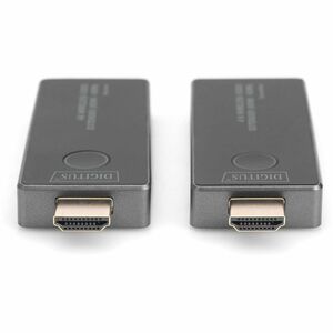 Digitus Video Extender Transmitter/Receiver - Wired/Wireless - 30 m Range - 2 x USB - 1 x HDMI In - 1 x HDMI Out - 2160p -