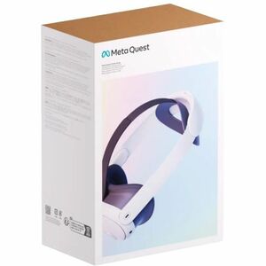 Meta Quest 3 Elite Strap - 101.5 mm Height x 164.5 mm Width x 240.2 mm Length - White - Plastic, Silicon, Fabric