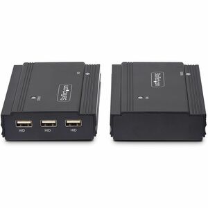 StarTech.com DisplayPort KVM Extender over Fiber Optic, 4K 60Hz, Console Extender Kit, Up to 984ft/300m (Multi-mode), 2x 1