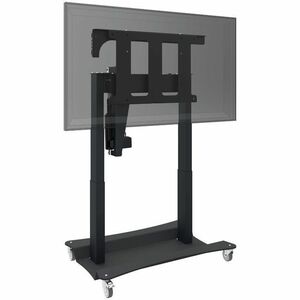 SmartMetals Display-Wagen - 95 kg Kapazität - 4 Rollen - 950 mm Breite x 640 mm Tiefe - Schwarz - 81,3 cm (32 Zoll) bis 19