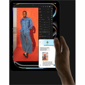 Apple iPad Pro (5th Generation) A2836 Tablet - 11" - Apple M4 - 8 GB - 512 GB Storage - Space Black - M4 Nona-core (9 Core