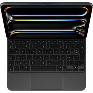 Housse/Clavier Apple Magic - Folio Style pour 27,9 cm (11") Apple iPad Pro 11 (2024) Tablette - Noir - Aluminium, Ver Cuerpo
