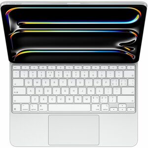 Apple Magic 键盘/机套 用于 33 cm (13") Apple 平板 - 白 - 铝, 玻璃 Body