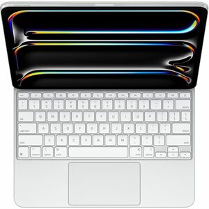 Apple Magic 键盘/机套 用于 33 cm (13") Apple iPad Pro - 白 - 铝, 玻璃 Body
