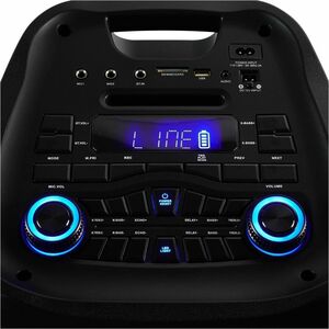 Vorago KSP-600 Bluetooth Sistema de Altavoces - 80W RMS - Negro - Batería Recargable - USB