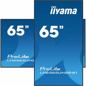 iiyama ProLite LH6565UHSB-B1 1651 mm LCD Digital-Signage-Display - 24 Stunden/7 Tage Betrieb - IPS-Technologie (In-Plane-S