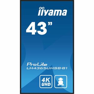 iiyama ProLite LH4365UHSB-B1 1092,20 mm LCD Digital-Signage-Display - 24 Stunden/7 Tage Betrieb - IPS-Technologie (In-Plan