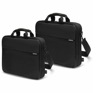 Dicota Top Traveller ONE Tasche für 33 cm (13 Zoll) bis 35,8 cm (14,1 Zoll) Notebook - Schwarz - 300D rPET Polyester Körpe