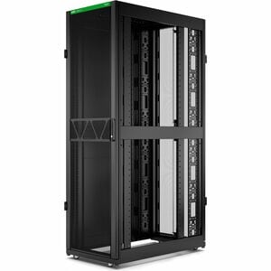 APC NetShelter SX 42U Enclosed Cabinet Rack Cabinet for Server, Networking, IT Equipment - 482.60 mm Rack Width - Black - 