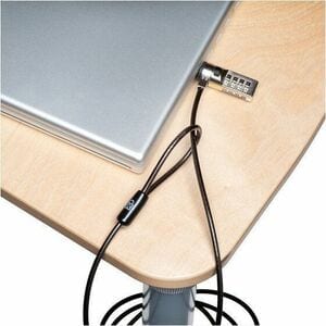 Kensington Resettable Combination Laptop Lock T-Bar - TAA - Resettable - 4-digit - Patented T-bar/Combination Lock - Carbo