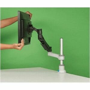 R-Go Caparo 4 Mounting Arm for Monitor - Black - Height Adjustable - 1 Display(s) Supported - 43.2 cm to 101.6 cm (40") Sc