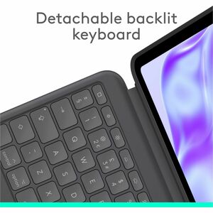 Logitech Combo Touch iPad Pro 13-inch (M4)(2024) Keyboard Case - Detachable backlit keyboard with kickstand, comfortable t