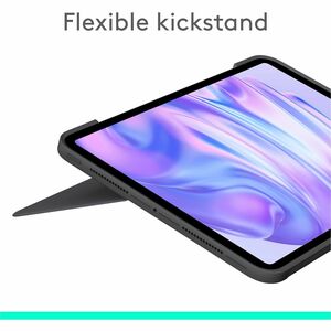 Logitech Combo Touch iPad Pro 11-inch (M4)(2024) Keyboard Case - Detachable backlit keyboard with kickstand, comfortable t