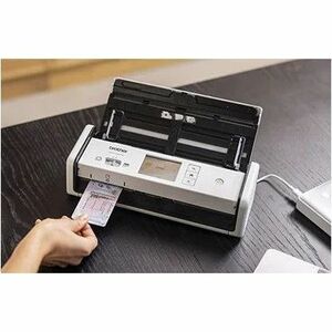 Brother ADS-1800W Sheetfed Scanner - 600 dpi Optical - White - 48-bit Color - 8-bit Grayscale - 30 ppm (Mono) - 30 ppm (Co