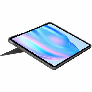 Logitech Combo Touch Tastatur/Cover für 33 cm (13 Zoll) Apple iPad Air 13 (2024) iPad Air - Grau - Plastik Körper - Abrieb
