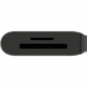 Belkin Connect C型 USB 扩展插口 用于 笔记本电脑, 平板, 智能电话 - 内存卡阅读器 - SD, microSD - 灰 - 便携式 - 4K UHD, 4K - 3840 x 2160 - 2 x USB端口 - 2 