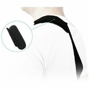 MOBILIS Einstellbar Schultergurt - Schnalle Aufsatz - 25 mm Breite Länge - Schwarz