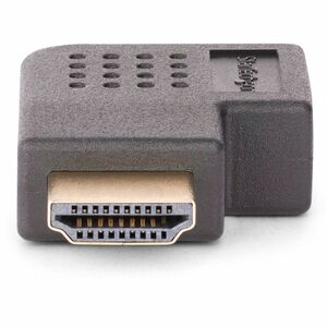 StarTech.com Adaptateur HDMI 2.0 à Angle Droit, M/F, Économiseur de Port HDMI Horizontal, 4K 60Hz, Extension Coudé pour HD