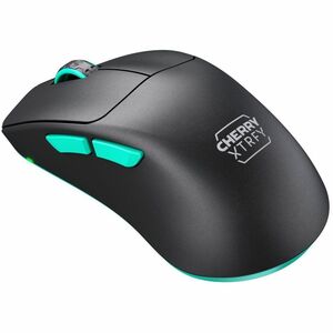 CHERRY XTRFY M64 Gaming-Maus - Funkfrequenz - USB - Schwarz - Kabel/Drahtlos - 2,40 GHz - wiederaufladbar - Symmetrisch - 