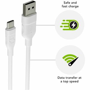 dbramante1928 ApS 2.50 m USB/USB-C Data Transfer Cable - White